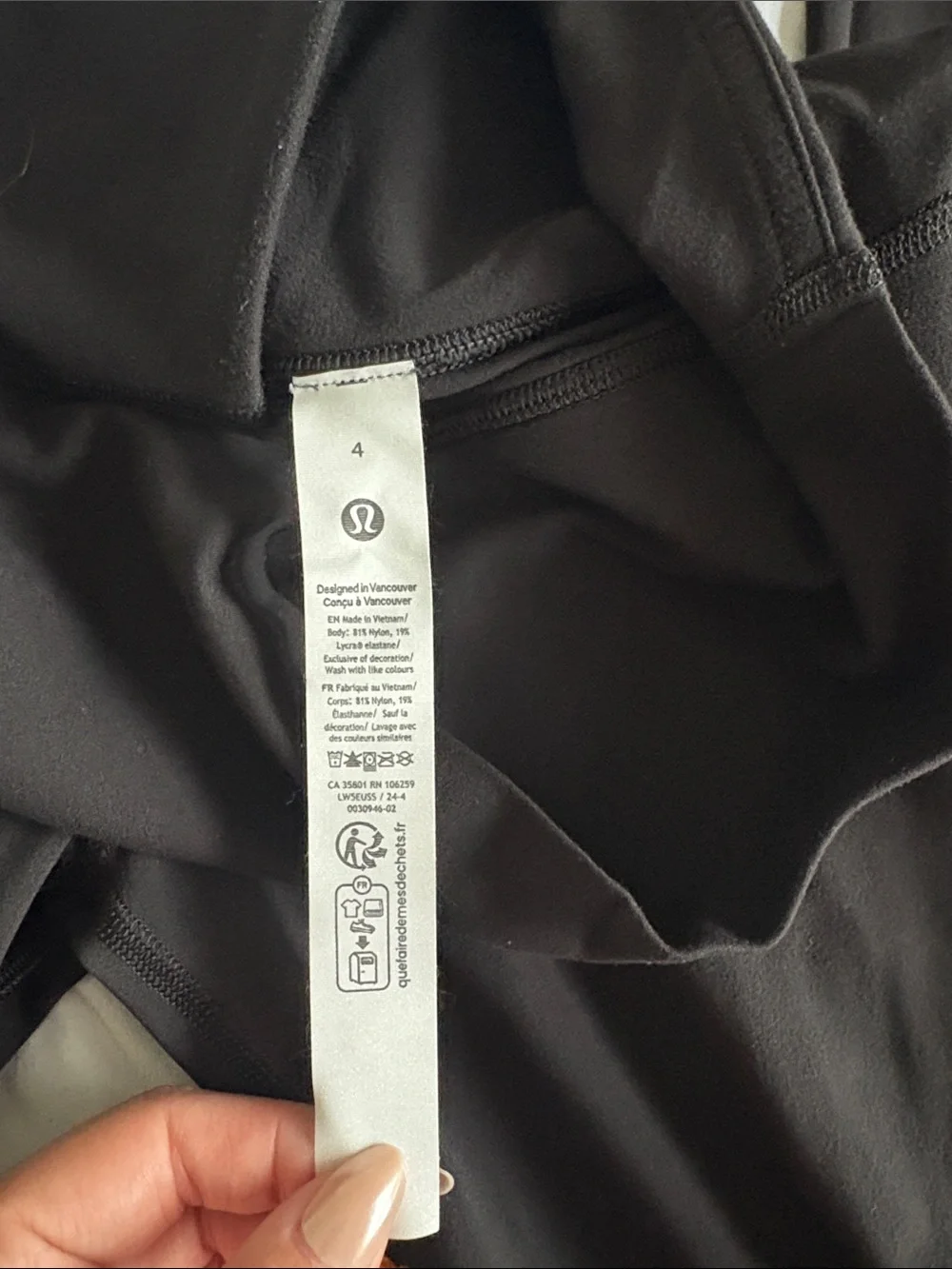 lululemon athletica Black High-Waist Active Leggings